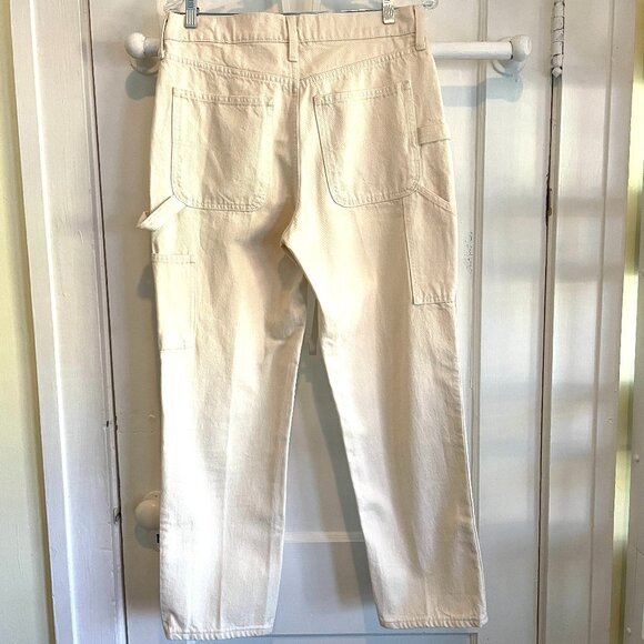 J. Crew High-rise '90s classic straight carpenter jean in natural | Size 28 - Picture 3 of 4
